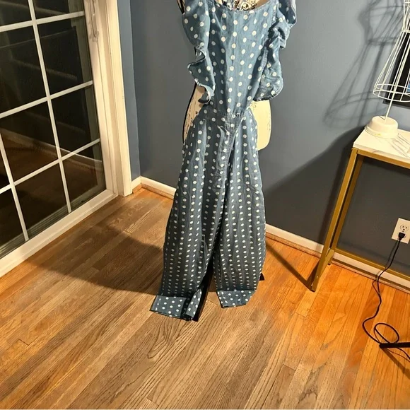 Fashion nova Polka dot open back jumpsuit - Picture 7 of 14